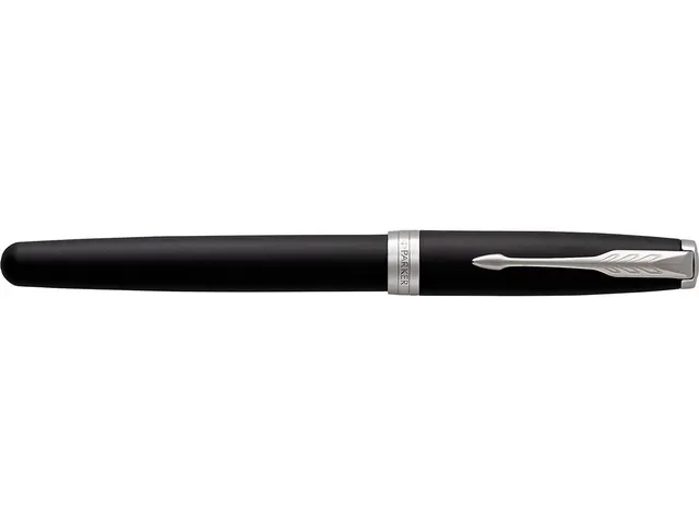 Parker Sonnet vulpen Matte Black GT medium punt in Giftbox