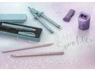 Snelverstelpasser Faber-Castell Factory Sparkle assorti ocean, violet, - 11