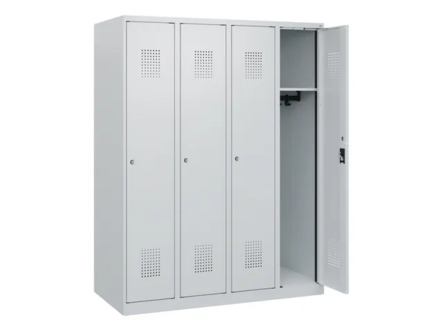 schoollocker,HxBxD 1530x1200x500mm,4vak,vak B 300mm,cil.-slot