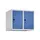 opzetkast,v. locker,2vak.,vak B 300mm,HxBxD 500x600x500mm,vleugeldeur