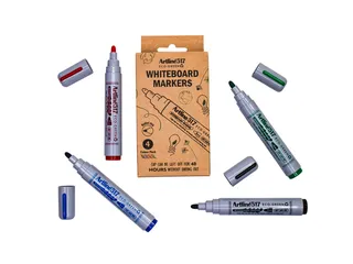 Whiteboardmarker Artline 517 Eco Dry Safe rond Medium assorti 4 stuks - 2