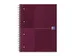 Cahier à spirale Oxford International Notebook A4+ ligné rouge