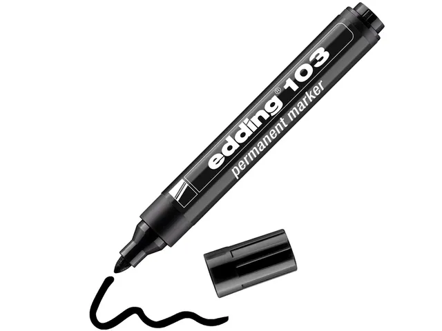 Feutre edding 103 ogive Medium noir