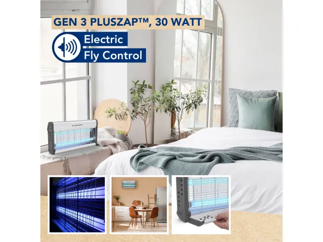 Gen 3 PlusZap LED UV insectenverdelger voor binnen