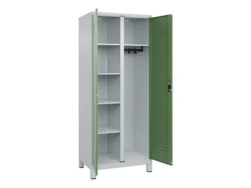 wasgoedverdeelkast,HxBxD 1950x800x500mm,vak B 400mm,draaigrendel