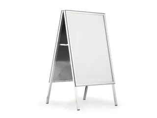 Stoepbord Aluminium Fold Outdooor A1 metaal zilver - 2