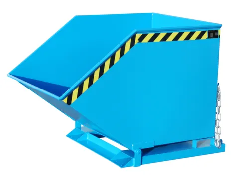 Kiepbak Staalplaat 980x910x1420mm Inh. 0.80m³ 300kg Blauw