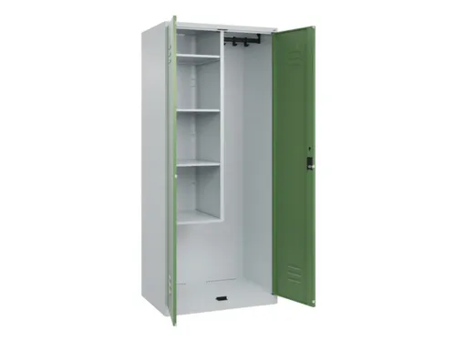 schoonmaakkast,HxBxD 1850x800x500mm,links 4vakken