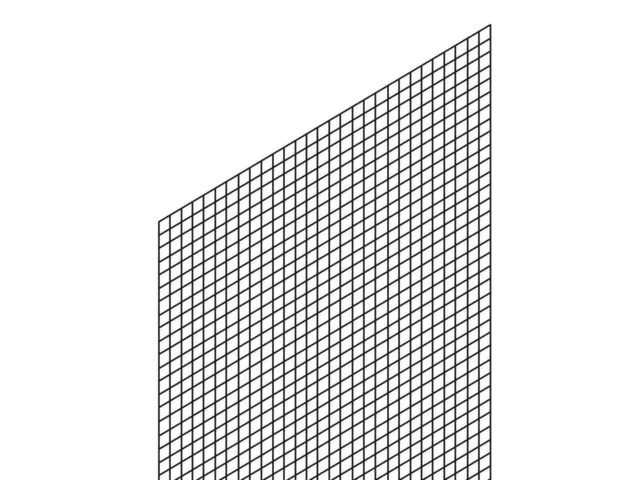 gaasachterwand,v. schroefstelling - basisveld,HxB 2000x1300mm,verzinkt
