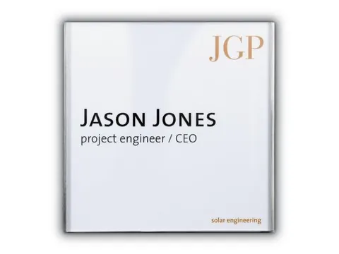 Deurbordje Hxbxd 151X152X5Mm Staal Acrylglas