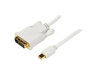 3m Lange Mini Displayport-naar-dvi-adapterconverterkabel Wit - 1