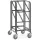 Esd-eurobakkenwagen 9380 250kg 600x400mm 3 Etages Ral7015 Open Frame
