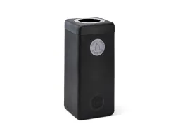Afvalbak 60 liter EarthBin grijs zwart