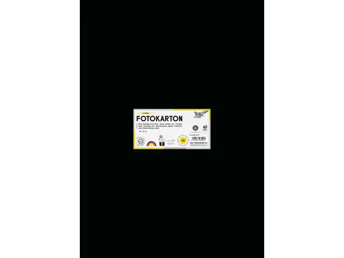 Fotokarton Folia 300gr 50x70cm 90 zwart