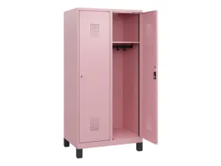 schoollocker,HxBxD 1630x800x500mm,2vak,vak B 400mm,cil.-slot,voeten - 1