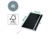Carnet de notes Leitz Style A5 ligné 160 pages 100g noir
