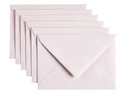 Envelop Papicolor C6 114x162mm lichtroze pak à 6 stuks