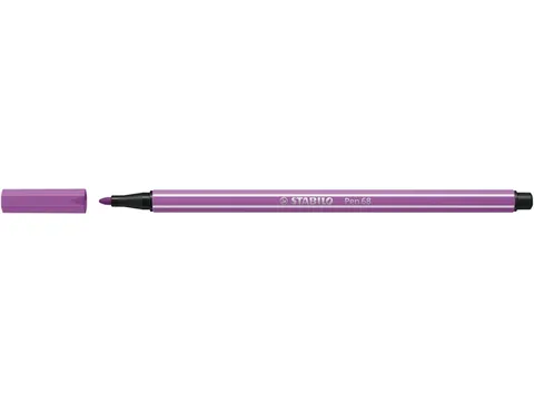 Viltstift STABILO Pen 68/60 medium vergrijsd violet