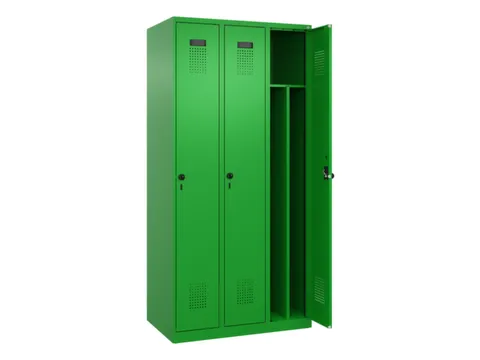 locker voor scheiding van kleding,HxBxD 1850x900x500mm,3vak