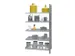 Stelling Aanbouwveld 2000x1000x600mm Aquatox./brandbare Vloeistoffen