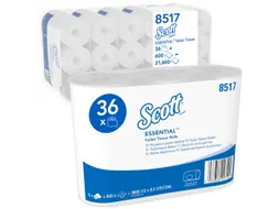 Toiletpapier Scott Essential 2-laags 600vel wit 8517
