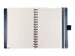 Notitieboek Multo Hannibal A5 roomwit papier 55 vel 120 grams blauw ku
