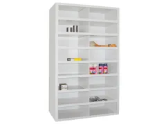 Vakkenstelling,HxBxD 1800x1000x500mm,8x2vakken,RAL7035