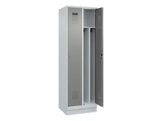locker voor scheiding van kleding,HxBxD 1950x600x500mm,2vak - 1