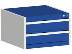 ladekast,HxBxD 400x650x525mm,2lade(n),m. lade voor normale belastingen