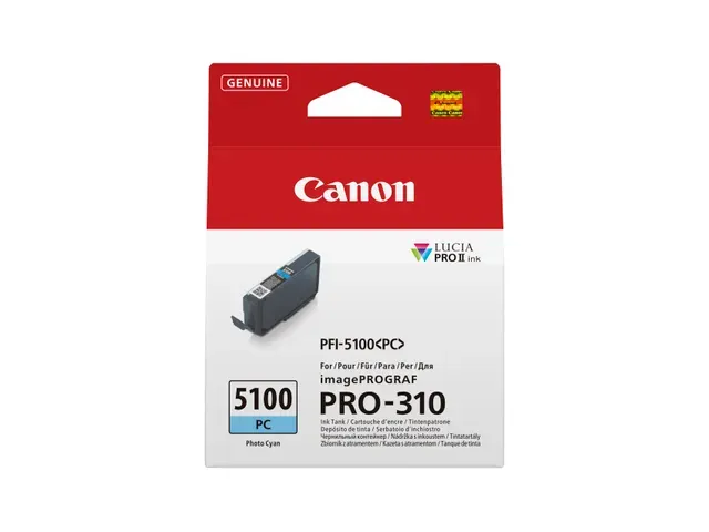 6956C001 Canon PFI-5100PC IPF Inkt foto cyaan 14ml