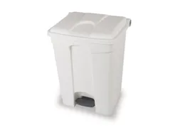 Afvalbak 90 liter HxBxD 820x412x500mm PP wit