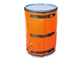 Verwarmingsmantel,V. 200L Vat,Buiten Glasvezel/Silicone,Oranje - 1