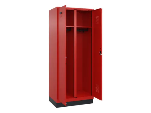 locker voor scheiding van kleding,HxBxD 1950x800x500mm,2vak