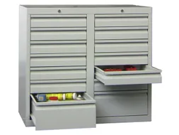 Ladenkast 900x1000x500mm 12+2 Laden Gewoon Uitschuifbaar Geleiderails