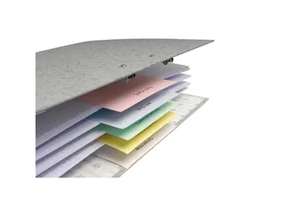 Tabstroken horiz180g perfo 105X240mm ass - 2