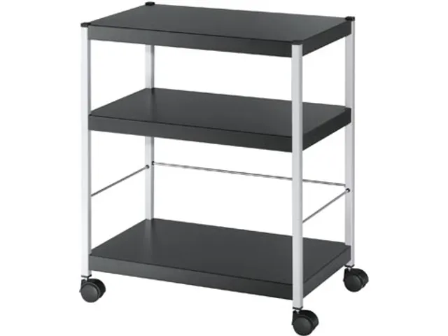 Universele Mobiele Trolley Zwart Medium