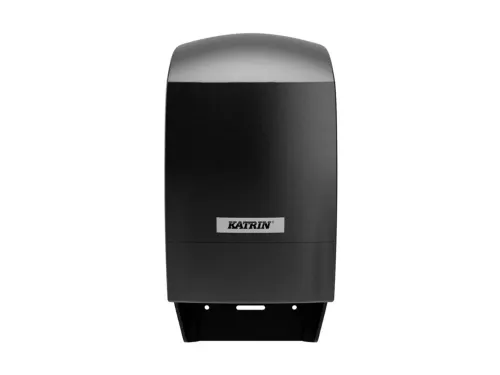 Toiletpapierdispenser Katrin systeemrol duo zwart 77519