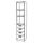 combikast,HxBxD 2004x406x420mm,4lade(n),romp wit,front notenboom
