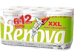 Keukenpapier Maxi Absorption XXL 2-laags wit 80vel 6 rollen