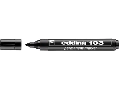 Viltstift edding 103 rond medium zwart