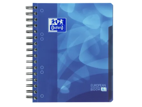 Projectboek Oxford A5+ Scribzee 6-gaats Lijn 120vel Blauw