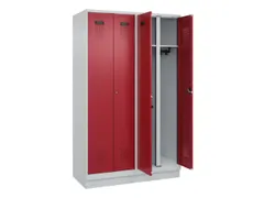 locker voor scheiding van kleding,HxBxD 1950x1200x500mm,4vak