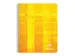 Schrift Clairefontaine Matris 210x297mm lijn 100blz spiraal Assorti