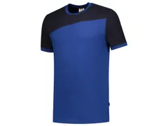 Tricorp Bicolor naden 102006 T-shirt, koningsblauw/marineblauw, maat 8