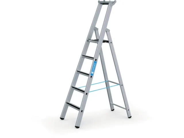 veiligheidsladder,eenzijdig,5treden m. R13-laag,stand H 1,33m