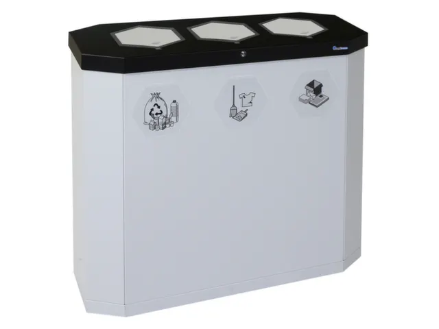 afvalverzamelstation,3x45l,HxBxD 830x950x355mm,3opening(en)