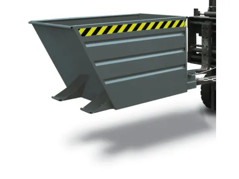 kiepbak,HxLxB 730x1370x1200mm,0,9m³,draagverm. 1000kg,grijs