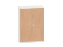 kantoorkast,HxBxD 1150x800x430mm,decor romp wit,decor front beuken