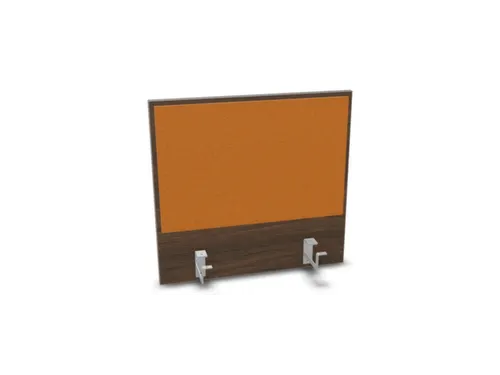 opzetpaneel bureau aanbouw achter NV bruin hickory BN3005-geel 600mm