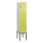 Z-garderobekast,HxBxD 2120x400x500mm,vak B 200/400mm,draaigrendel
